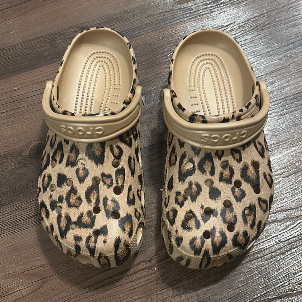 Leopard Print CROCS